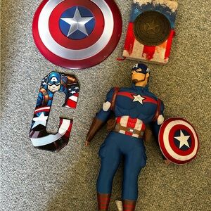 Captain America Action Figure and Shield Set